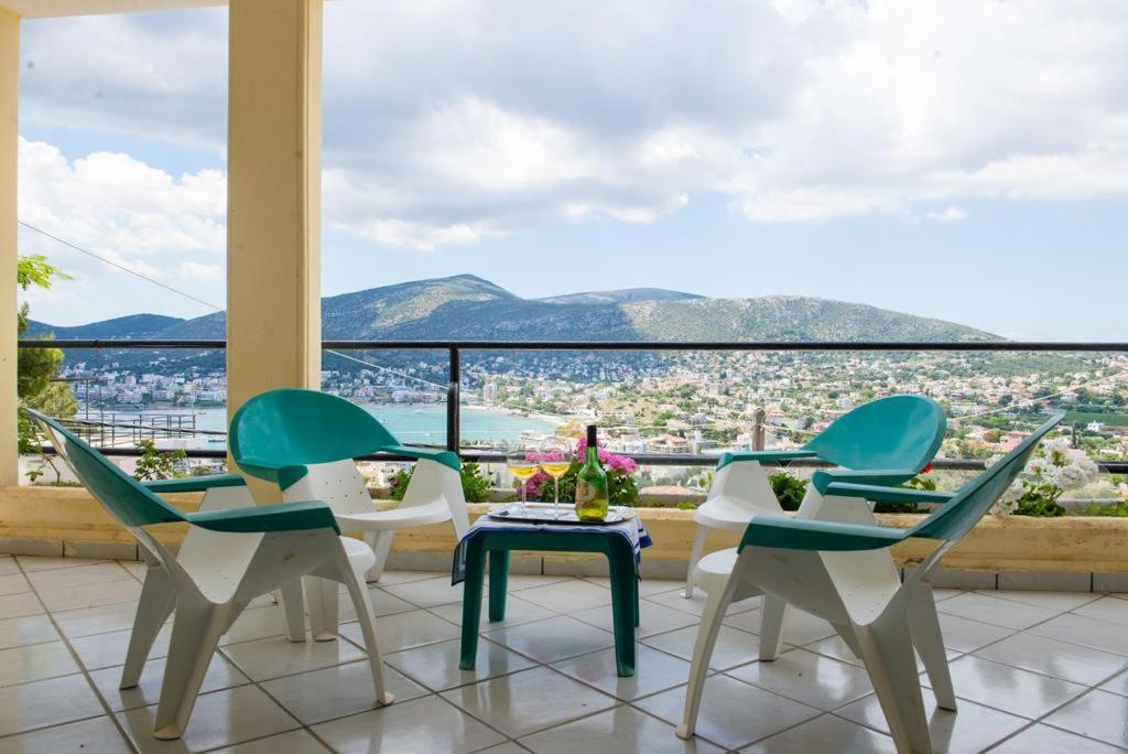 Niki Seaview Apartment Porto Rafti Bagian luar foto