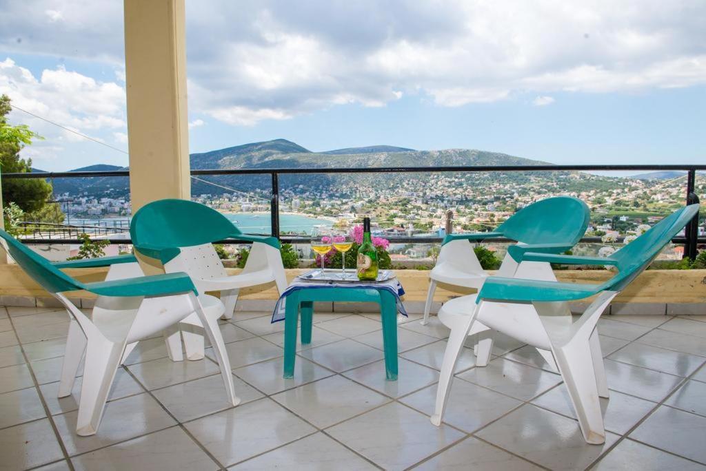 Niki Seaview Apartment Porto Rafti Bagian luar foto